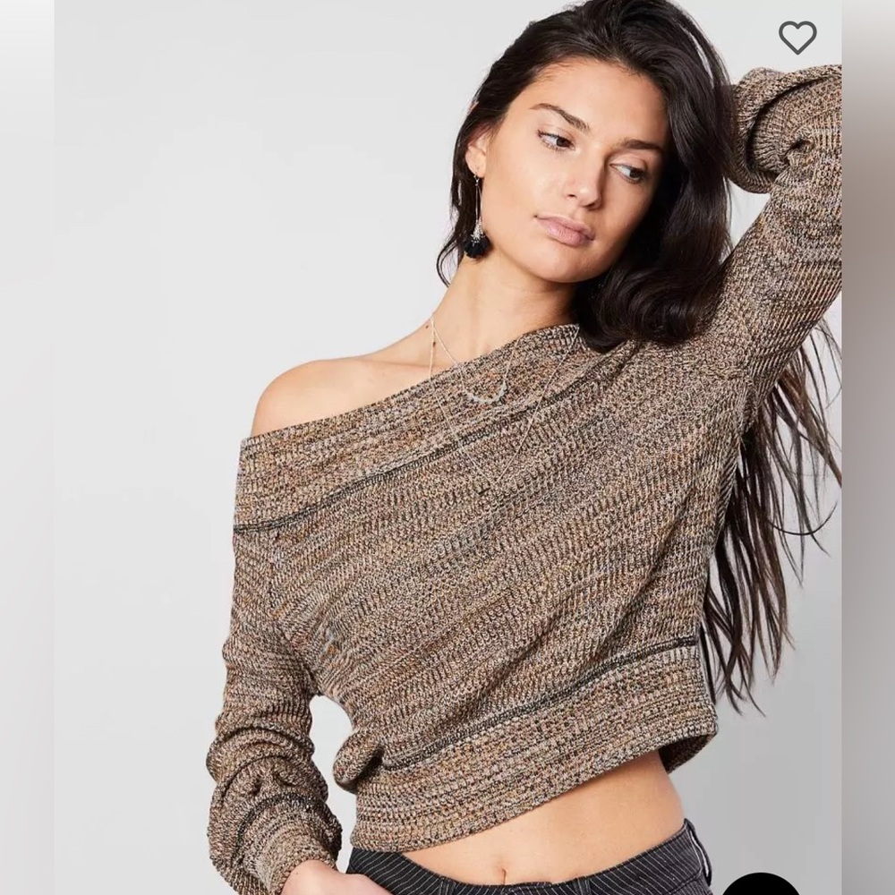 Free People off-the-shoulder sweater
